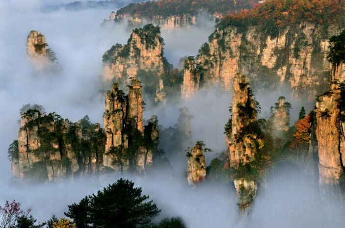 天子山美圖欣賞